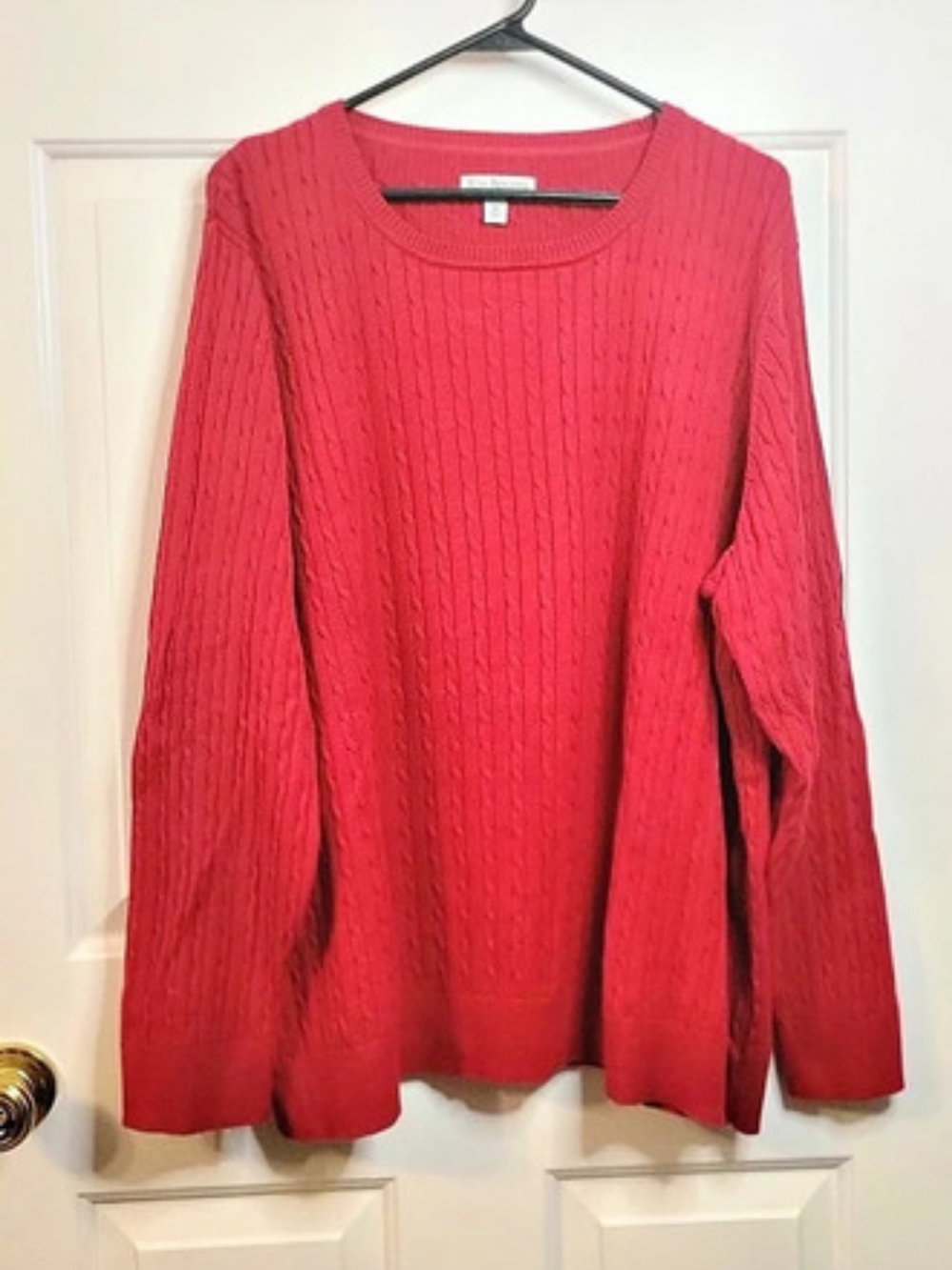 Kim Rogers Curvy Plus Size Cable Knit Crew Neck Sweater Curvy Cable Knit Crew